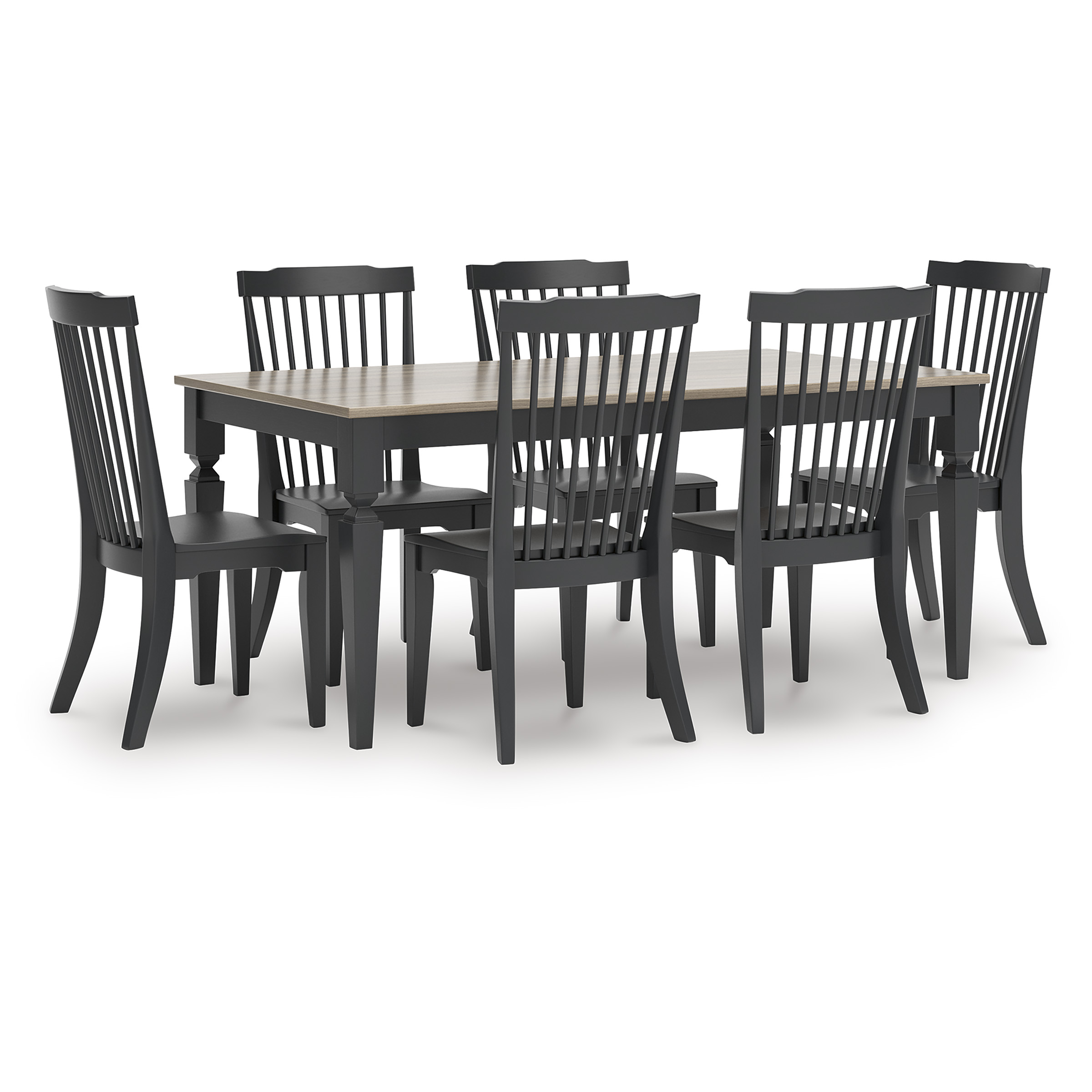 Ashley table and 6 chairs $1099