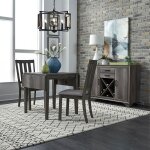 Liberty dropleaf table and 2 chairs $449 - Image 2