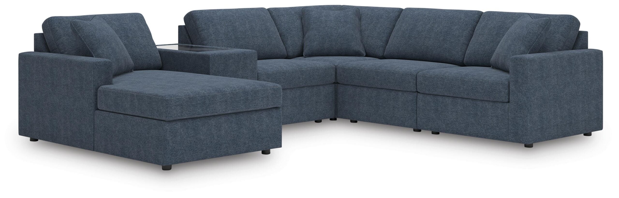 407b5ce7e710ee42a33e892c76204d62 Modmax 6-Piece Sectional with Chaise - Image 1