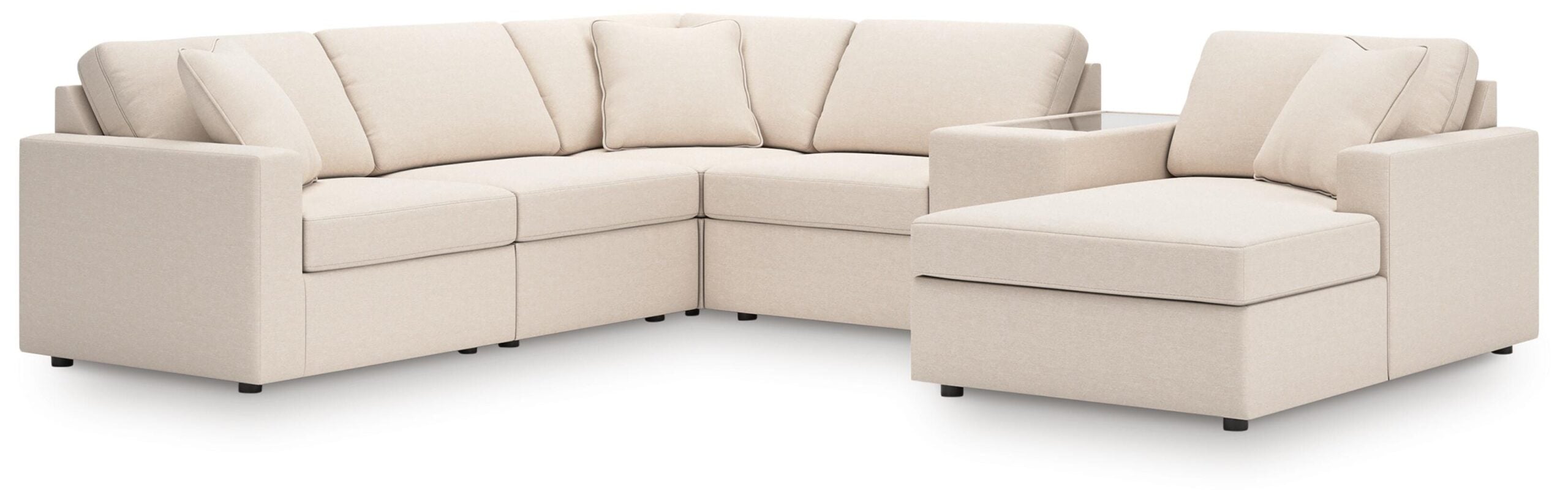 82246db7c7f0a33d910f159409a177b4 Modmax 6-Piece Sectional with Chaise - Image 1