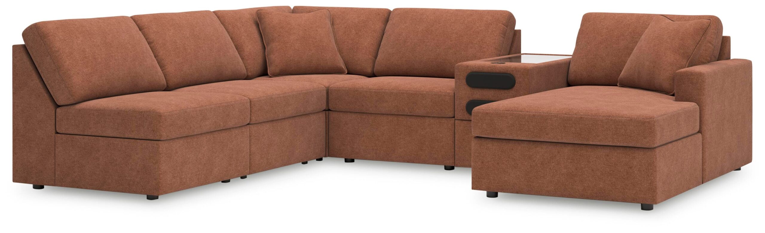 930d4eacd64d9019fa5835bf77fbe002 Modmax 6-Piece Sectional with Chaise - Image 1