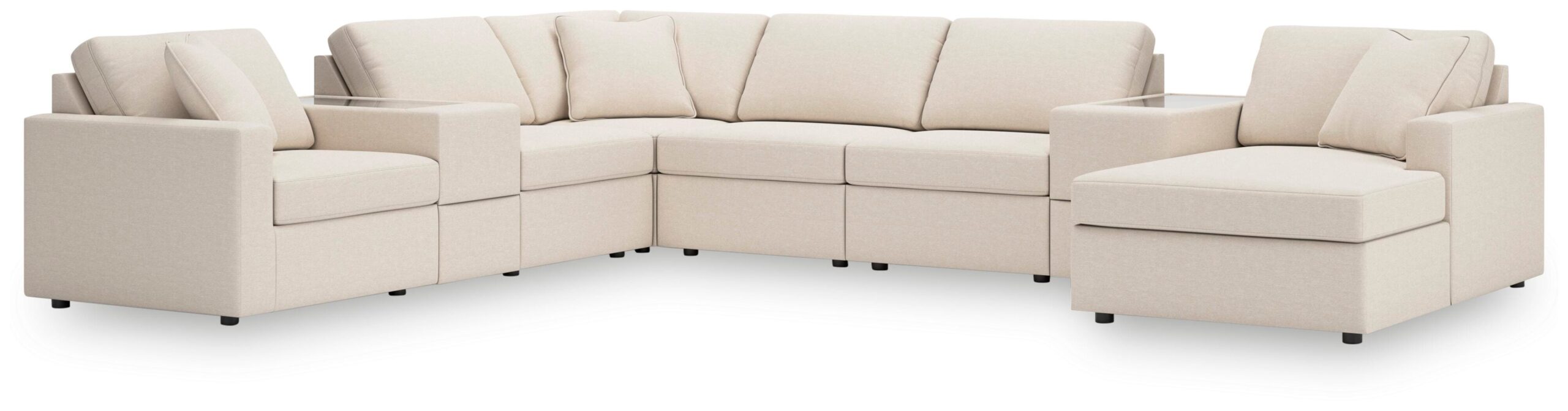 b786a98ae6d3240e38f685a8c8b47264 Modmax 8-Piece Sectional with Chaise - Image 1