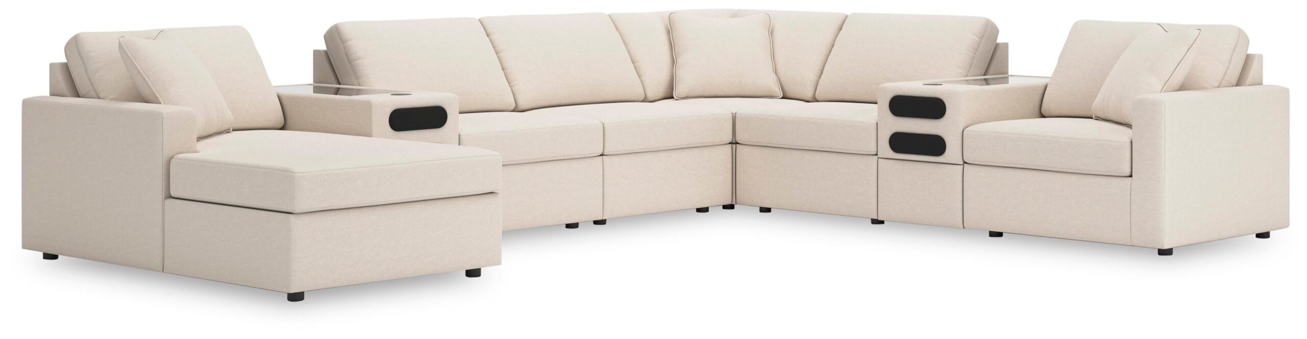 bd426fdd0bf250c4f47c453ab134783d Modmax 8-Piece Sectional with Audio System and Chaise - Image 1