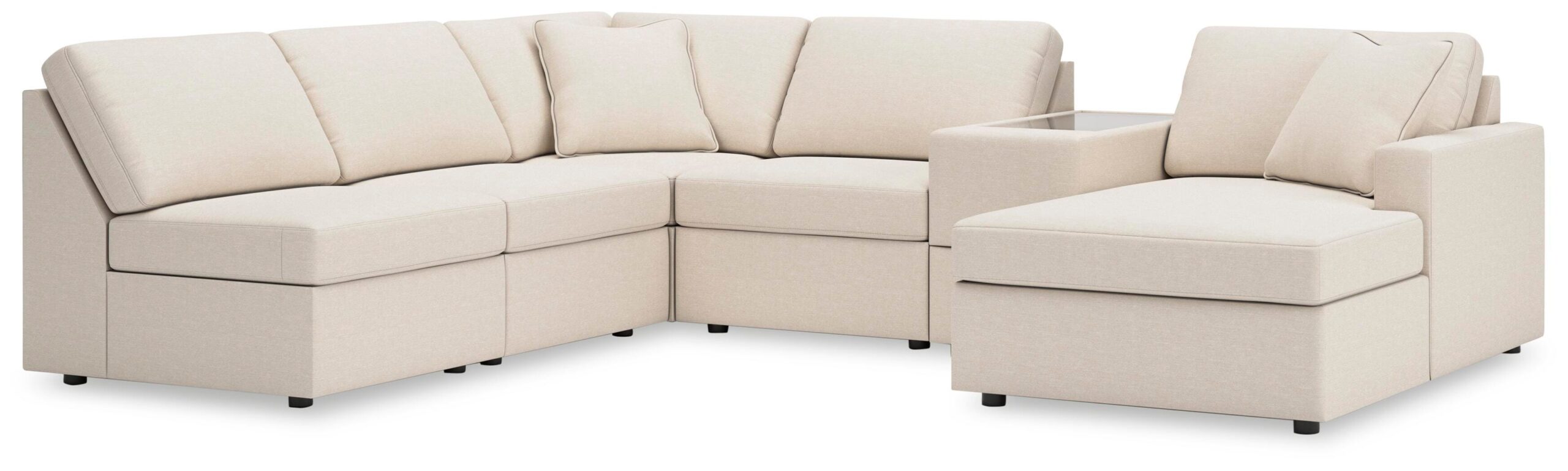 cd6298518e5fed5eff2a31cadd348936 Modmax 6-Piece Sectional with Chaise - Image 1