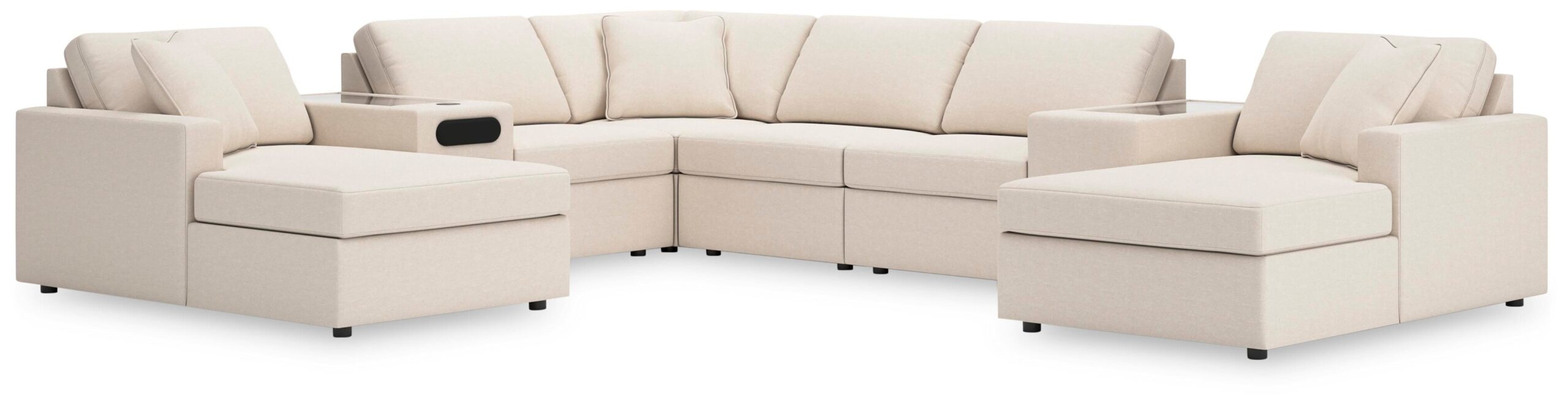 f5dcd6b970dd9c58257d2db34bcb1977 Modmax 8-Piece Sectional with Chaise - Image 1