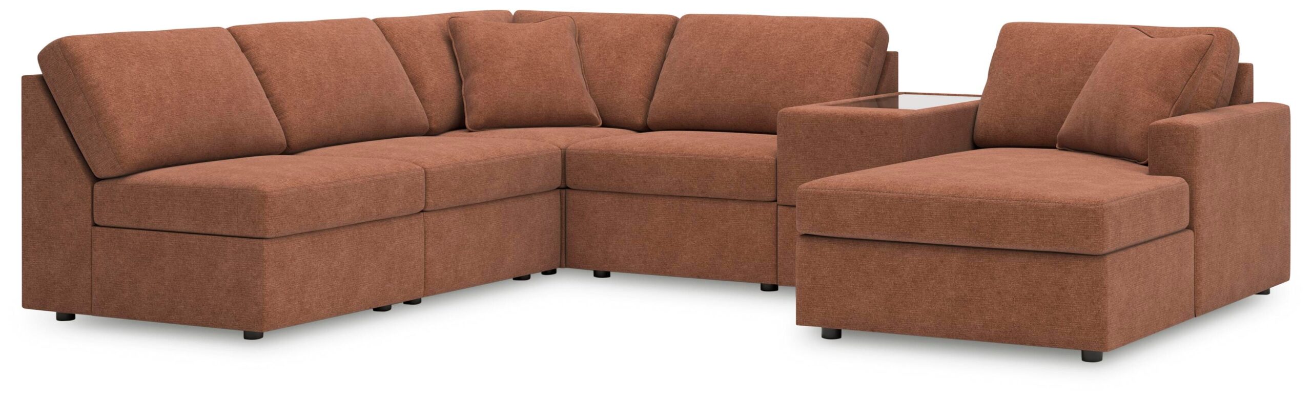 fb625ecc2083a50e0646a54dcca21058 Modmax 6-Piece Sectional with Chaise - Image 1