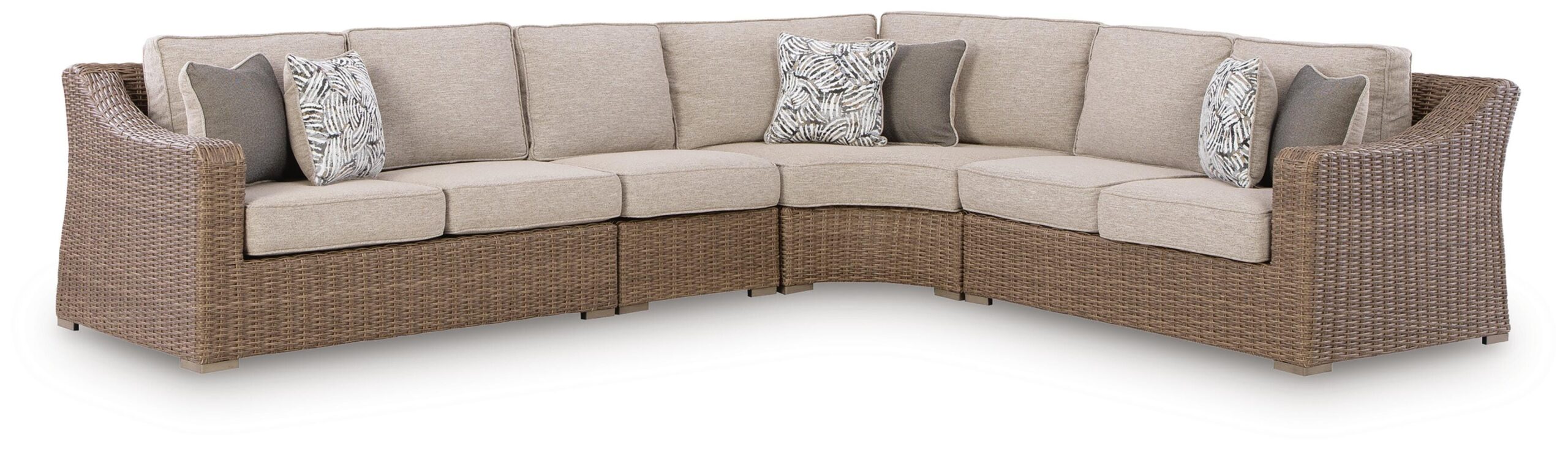 7bc6ecfaec1a640526e5353bd24f8dad Laguna Heights 4-Piece Outdoor Sectional - Image 1